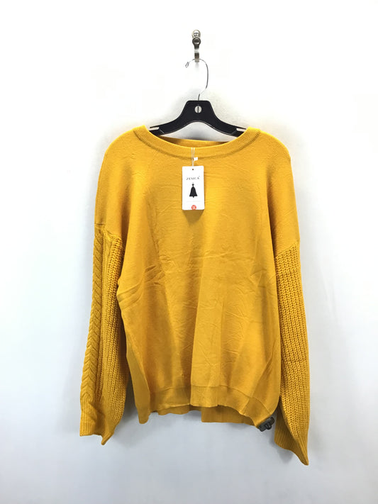 Sweater By Clothes Mentor In Yellow, Size: 2x