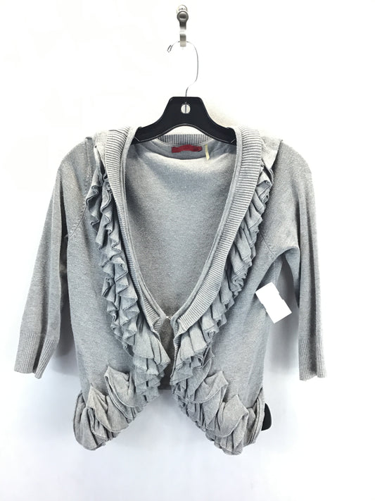 Sweater Cardigan By Red In Grey, Size: Xs