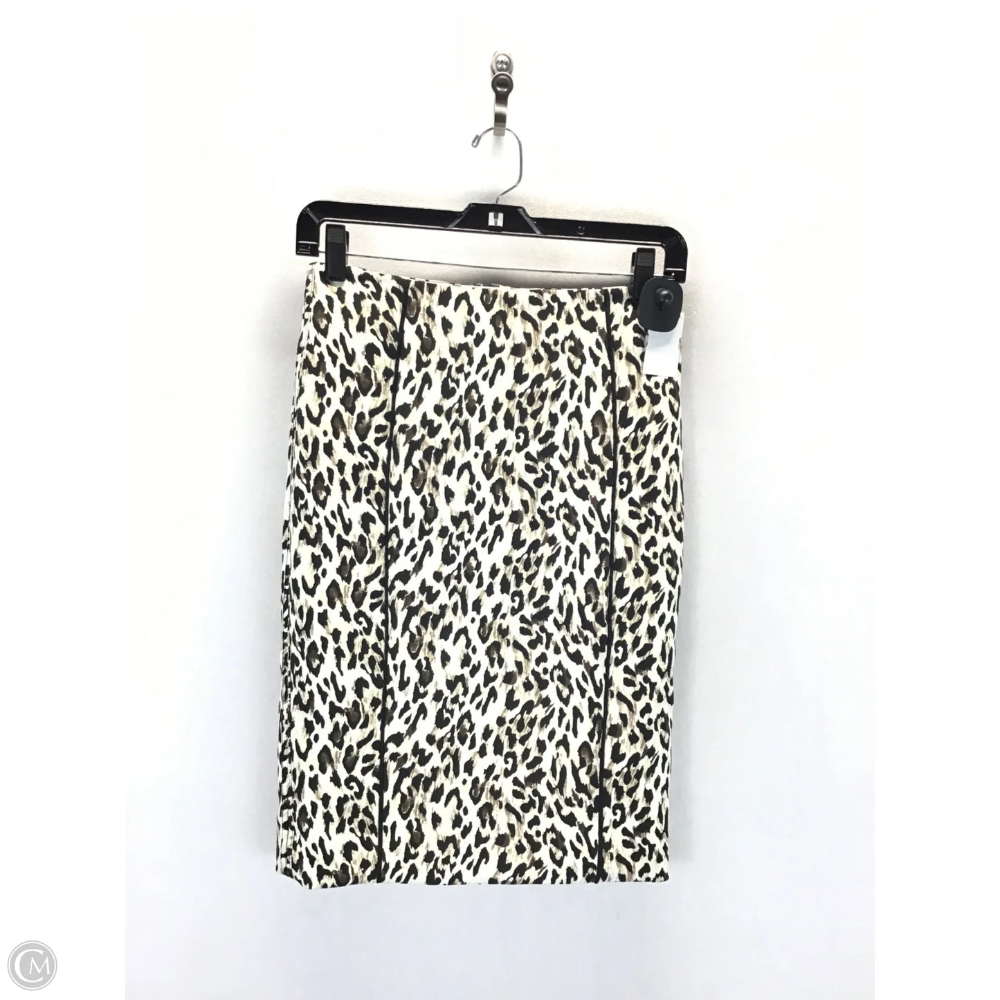 Skirt Midi By White House Black Market In Leopard Print, Size: 0