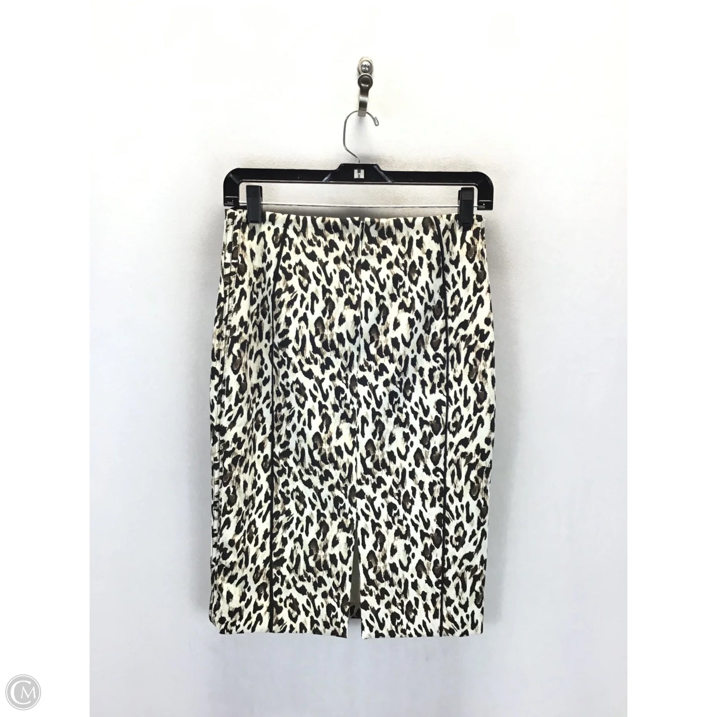 Skirt Midi By White House Black Market In Leopard Print, Size: 0