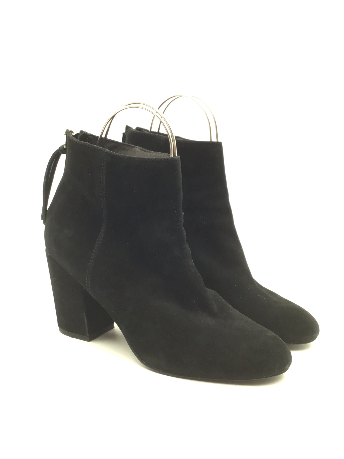 Boots Ankle Heels By Steve Madden In Black, Size: 9.5