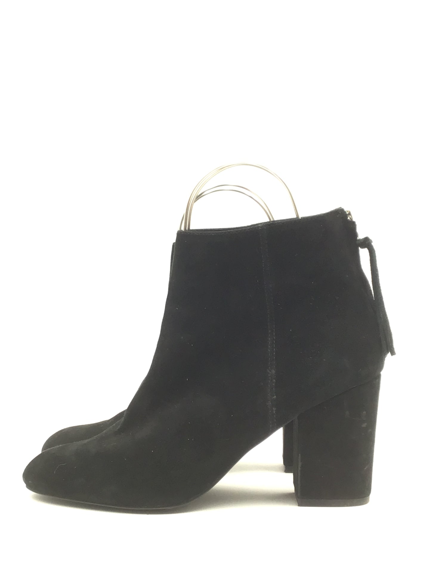 Boots Ankle Heels By Steve Madden In Black, Size: 9.5