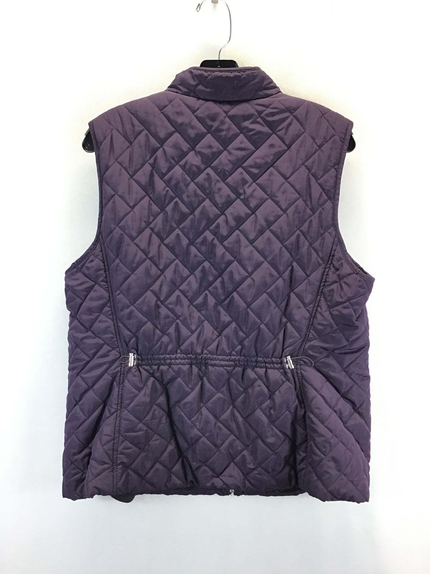 Vest Puffer & Quilted By Croft And Barrow In Purple, Size: Xl