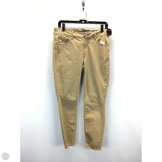 Jeans Skinny By Not Your Daughters Jeans In Tan Denim, Size: 6