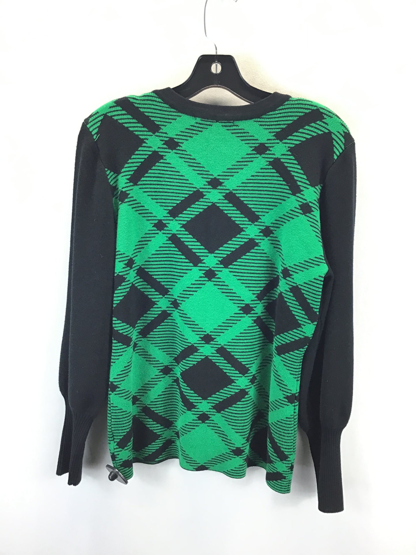 Sweater By New York And Co In Plaid Pattern, Size: L