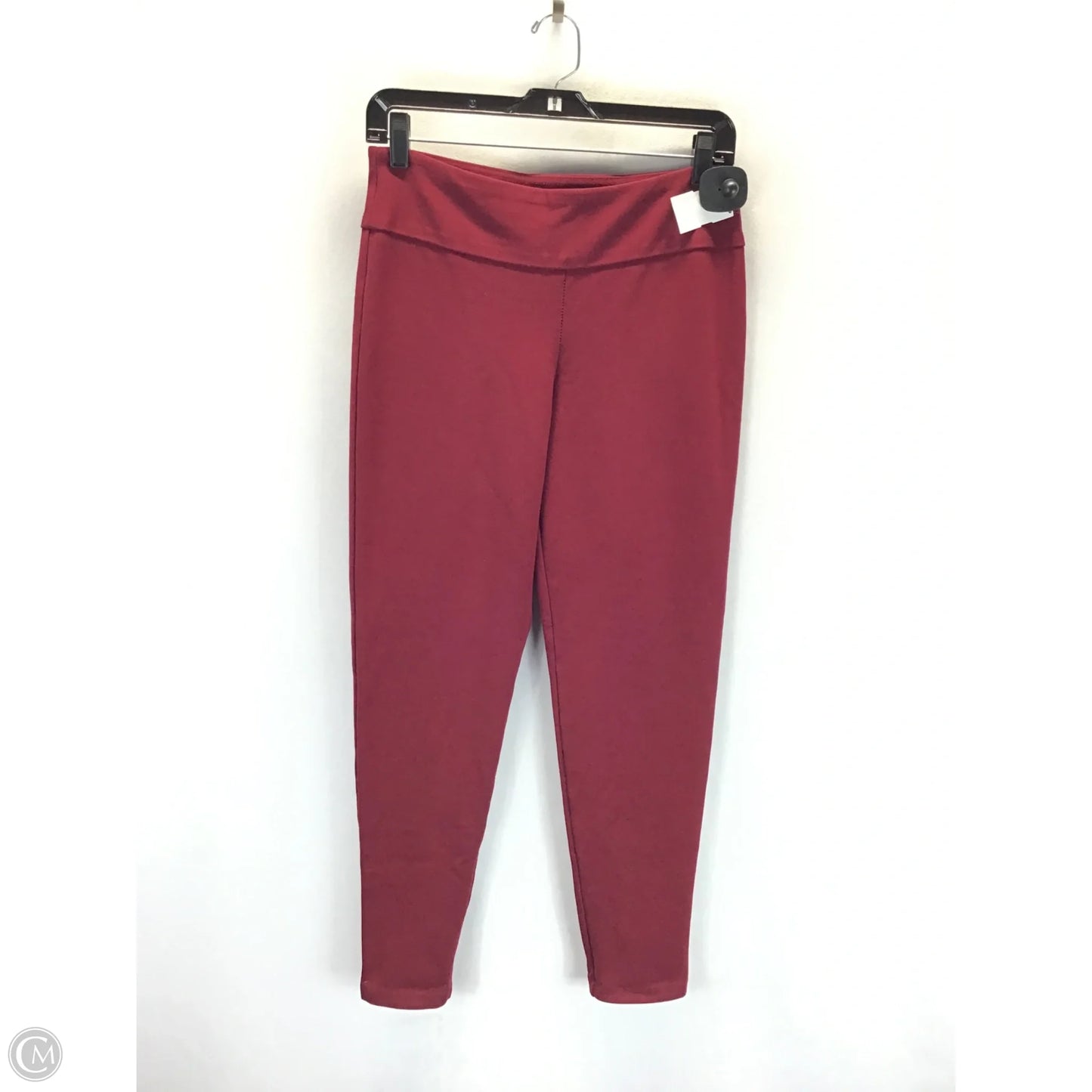 Pants Leggings By Clothes Mentor In Red, Size: M