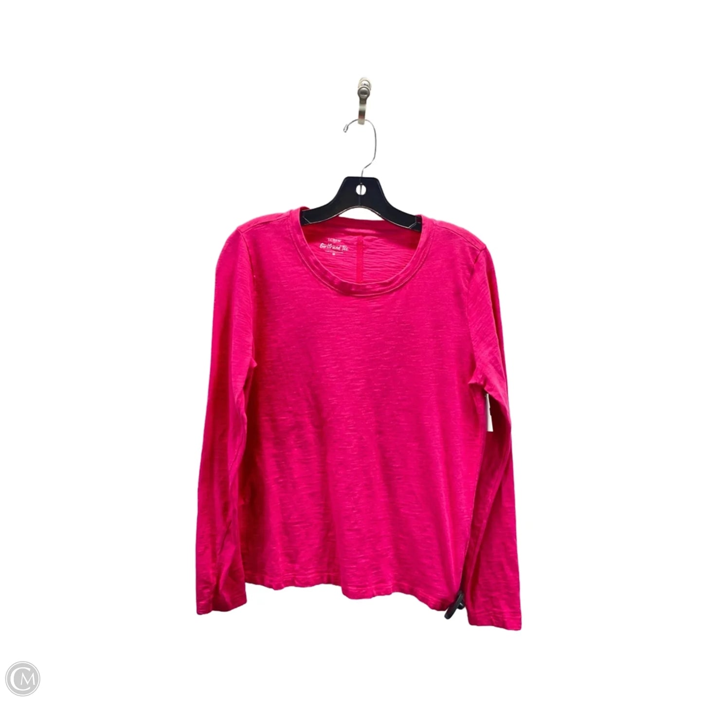 Top Long Sleeve Basic By J. Crew In Pink, Size: M