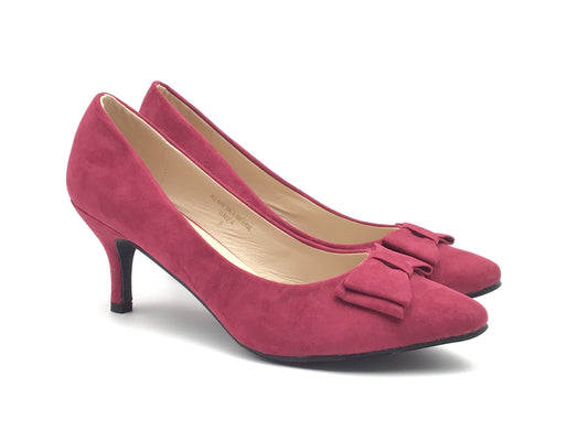 Shoes Heels Kitten By Clothes Mentor In Red, Size: 9