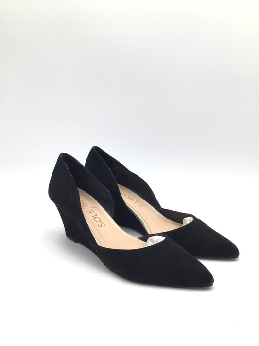 Shoes Heels Wedge By Sole Society In Black, Size: 9