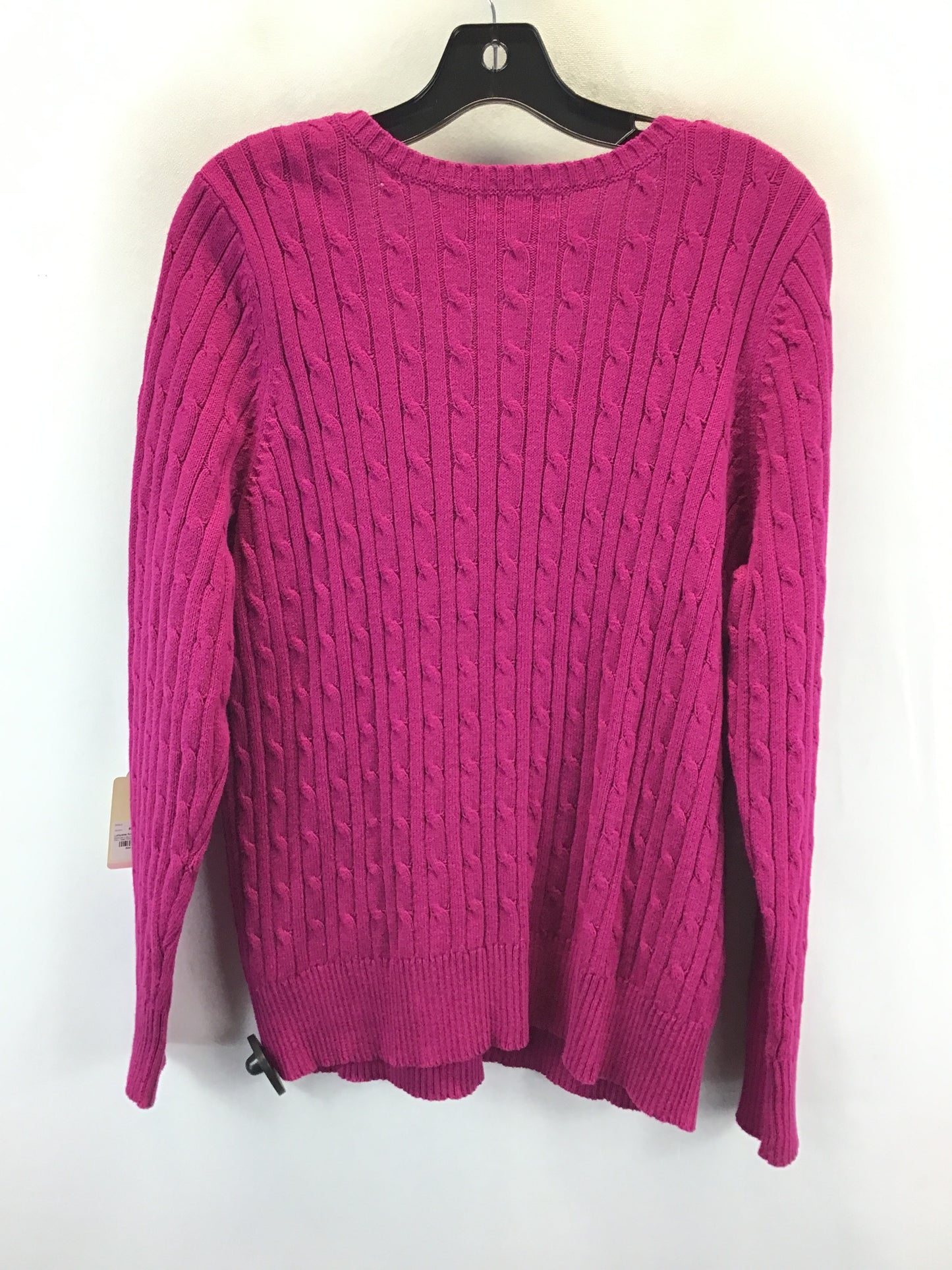 Sweater By St Johns Bay In Pink, Size: 1x