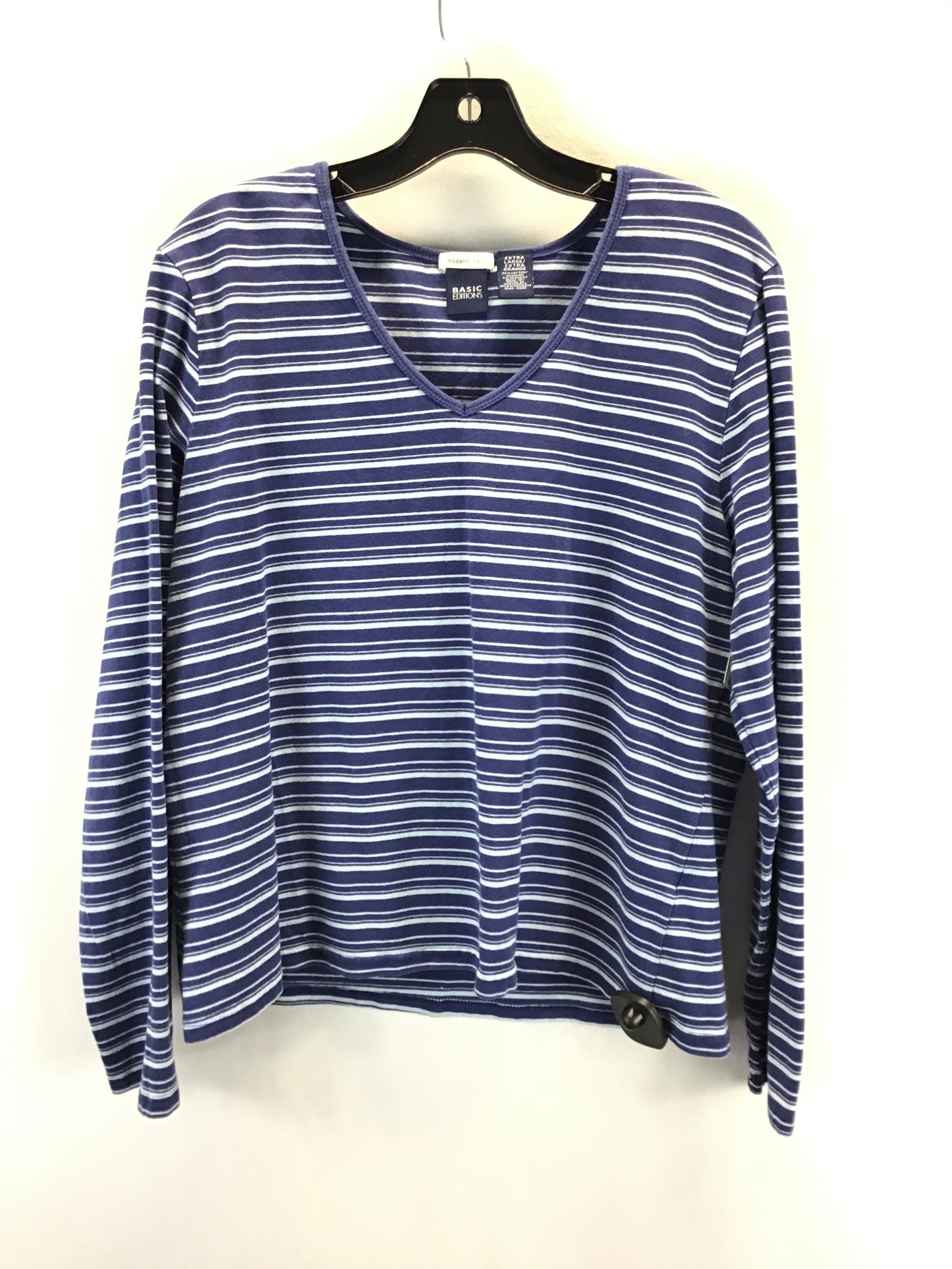 Top Long Sleeve By Basic Editions  Size: L