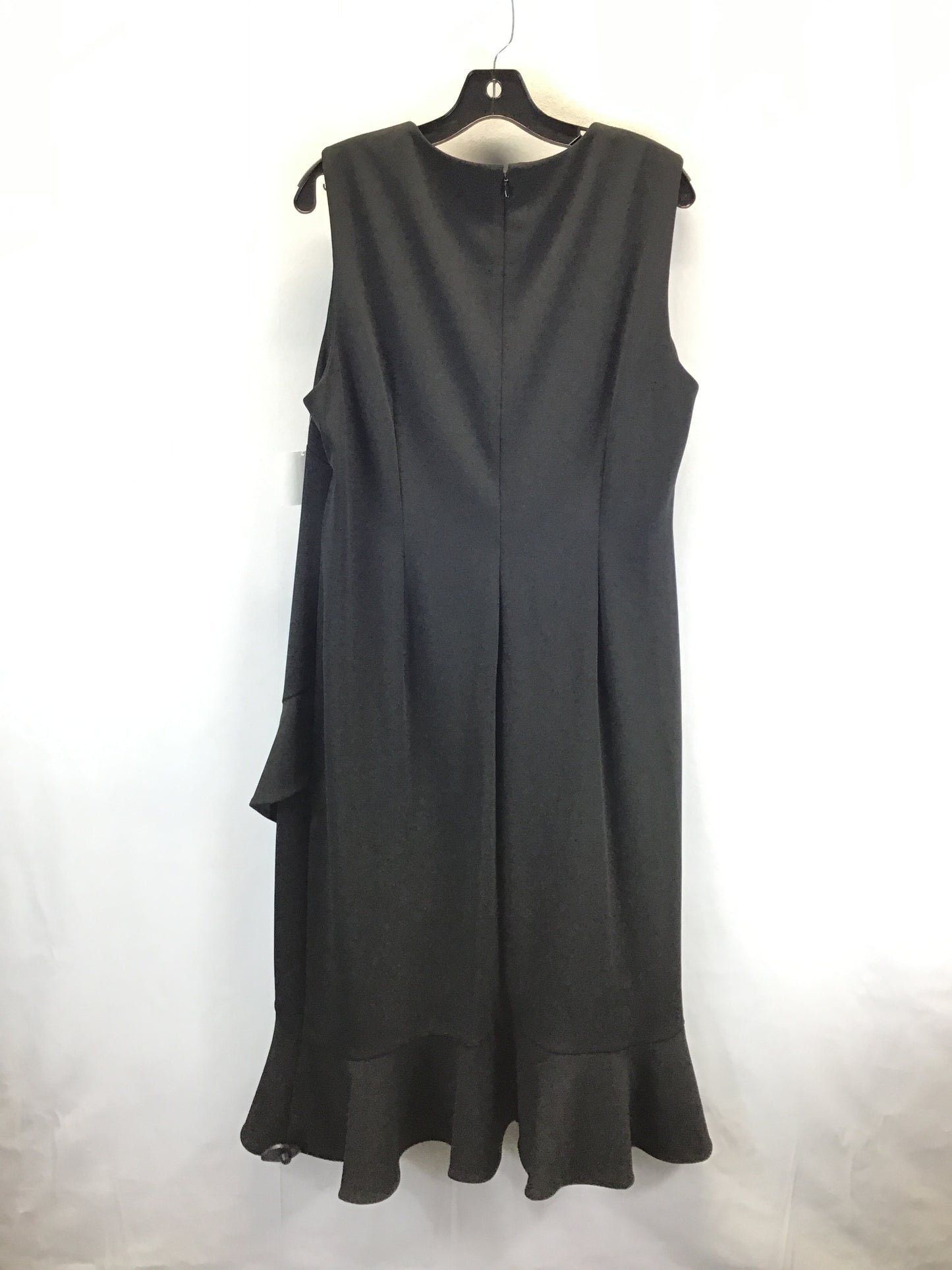 Dress Casual Maxi By Calvin Klein In Black, Size: Xl