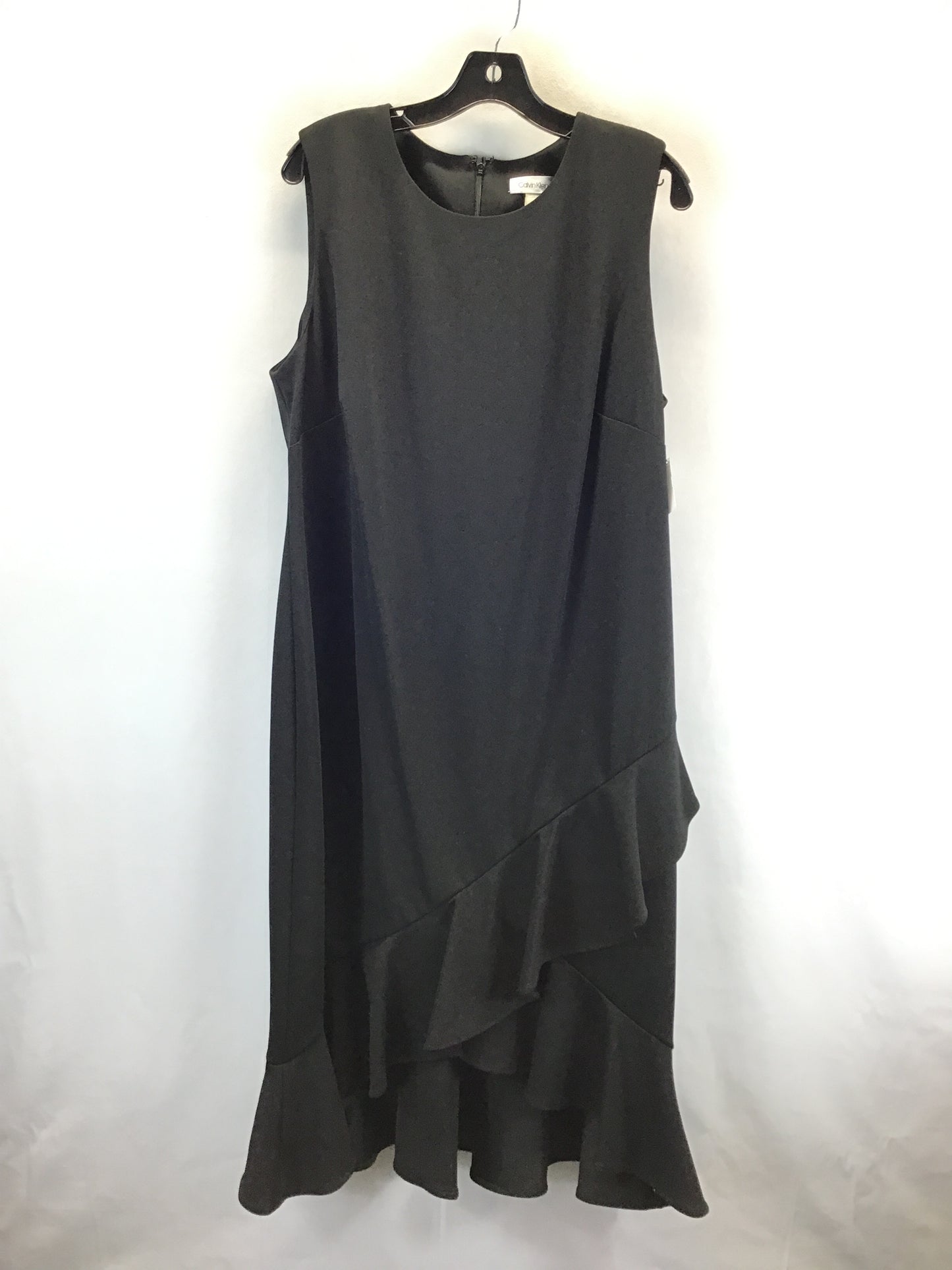 Dress Casual Maxi By Calvin Klein In Black, Size: Xl