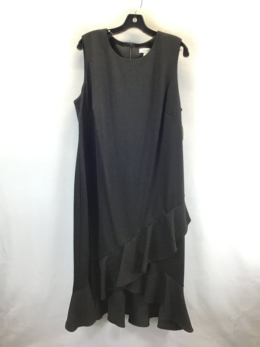 Dress Casual Maxi By Calvin Klein In Black, Size: Xl