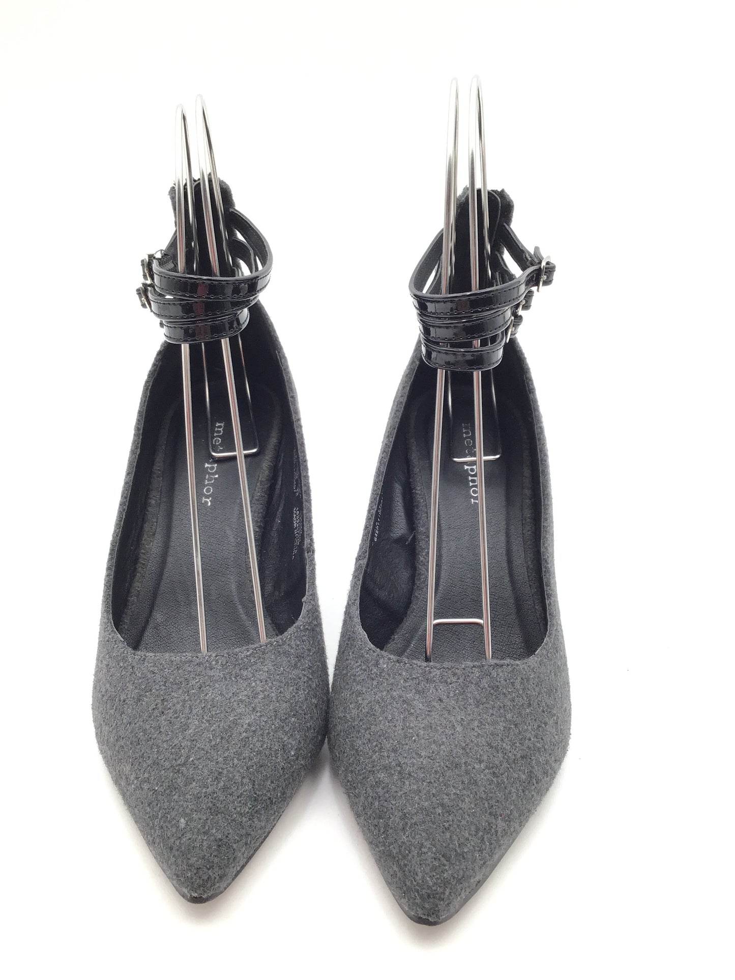 Shoes Heels Kitten By Metaphor In Grey, Size: 9