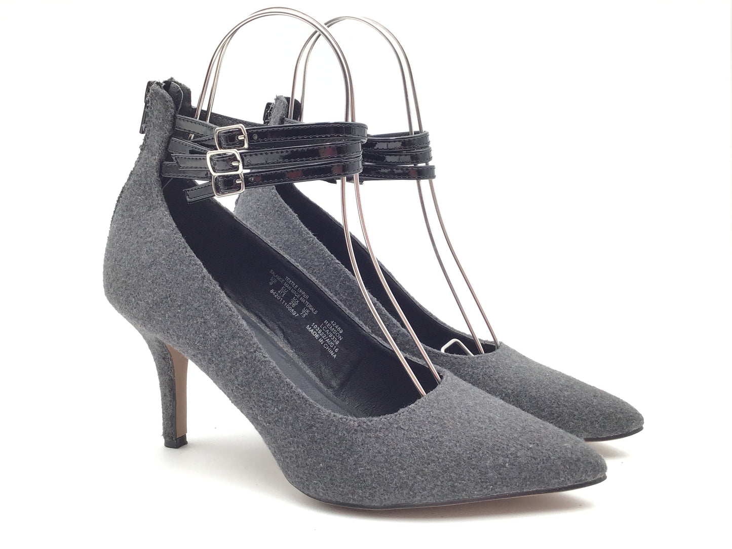 Shoes Heels Kitten By Metaphor In Grey, Size: 9