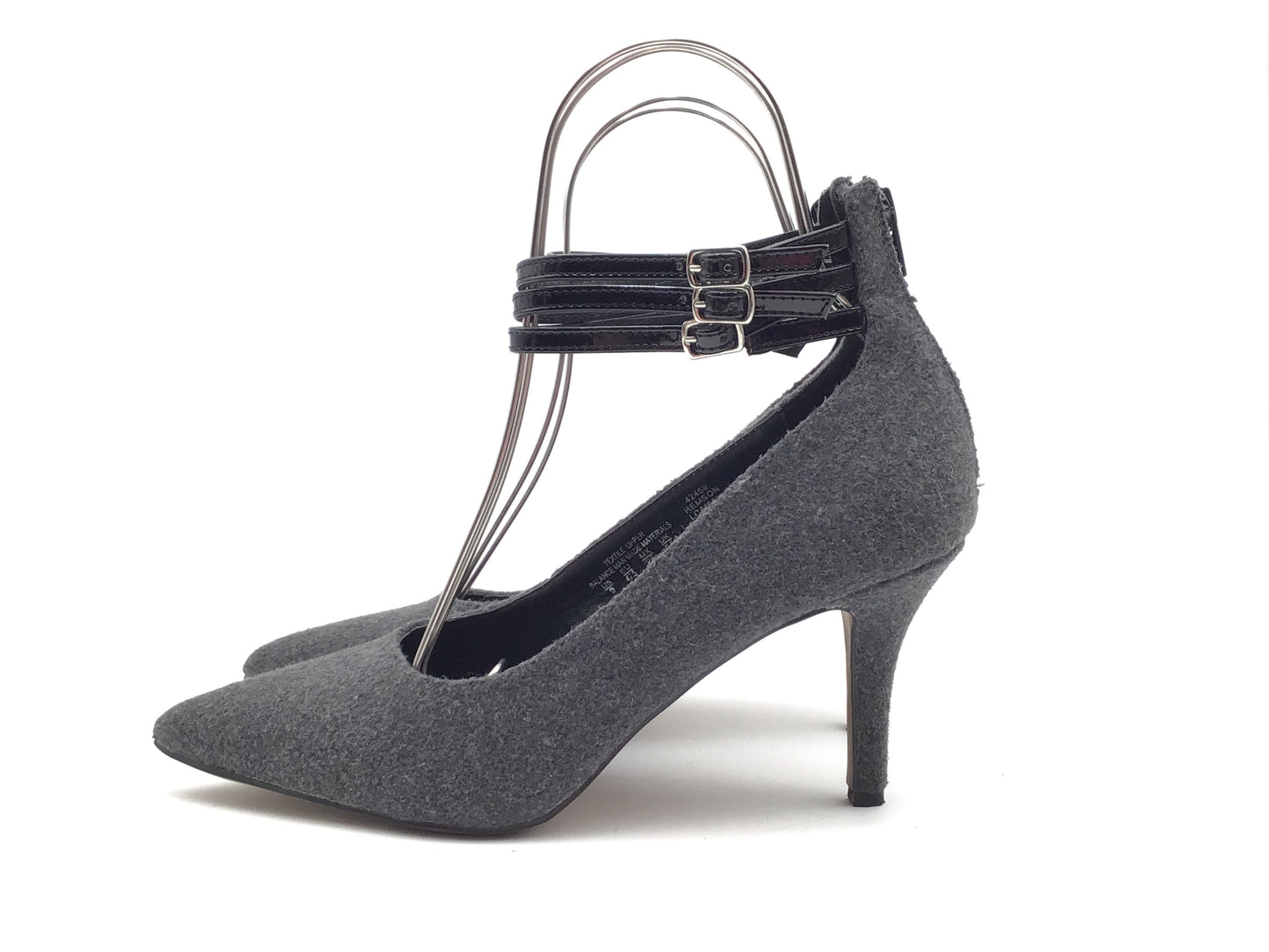 Shoes Heels Kitten By Metaphor In Grey, Size: 9