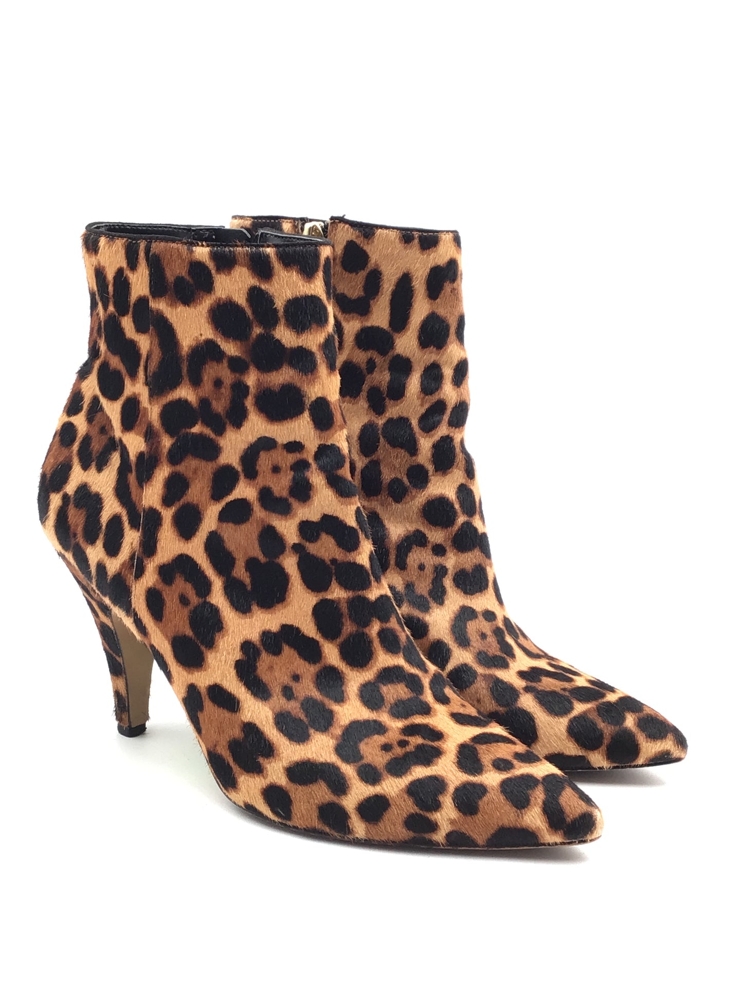 Boots Ankle Heels By Vince Camuto In Leopard Print, Size: 8.5