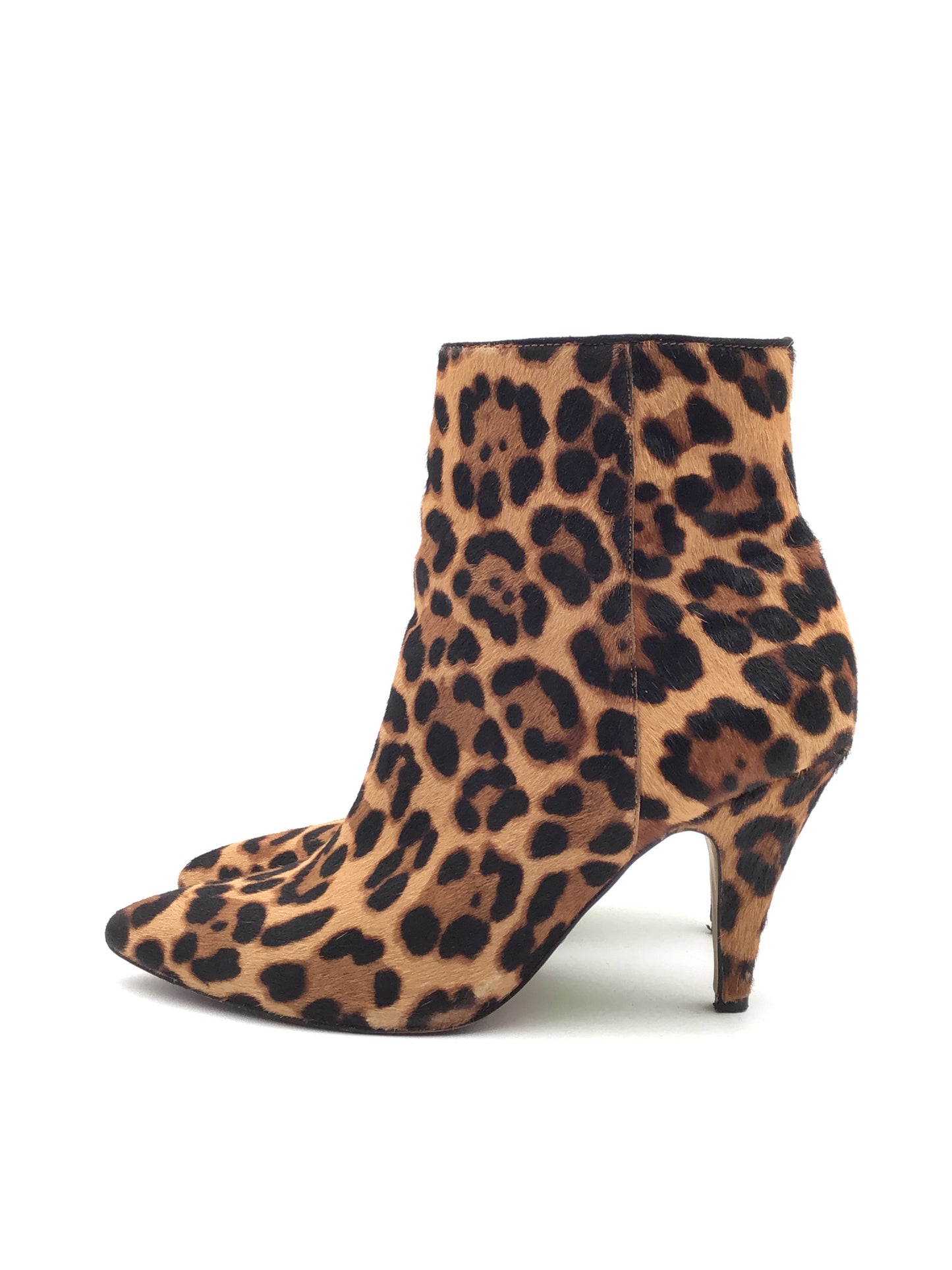 Boots Ankle Heels By Vince Camuto In Leopard Print, Size: 8.5