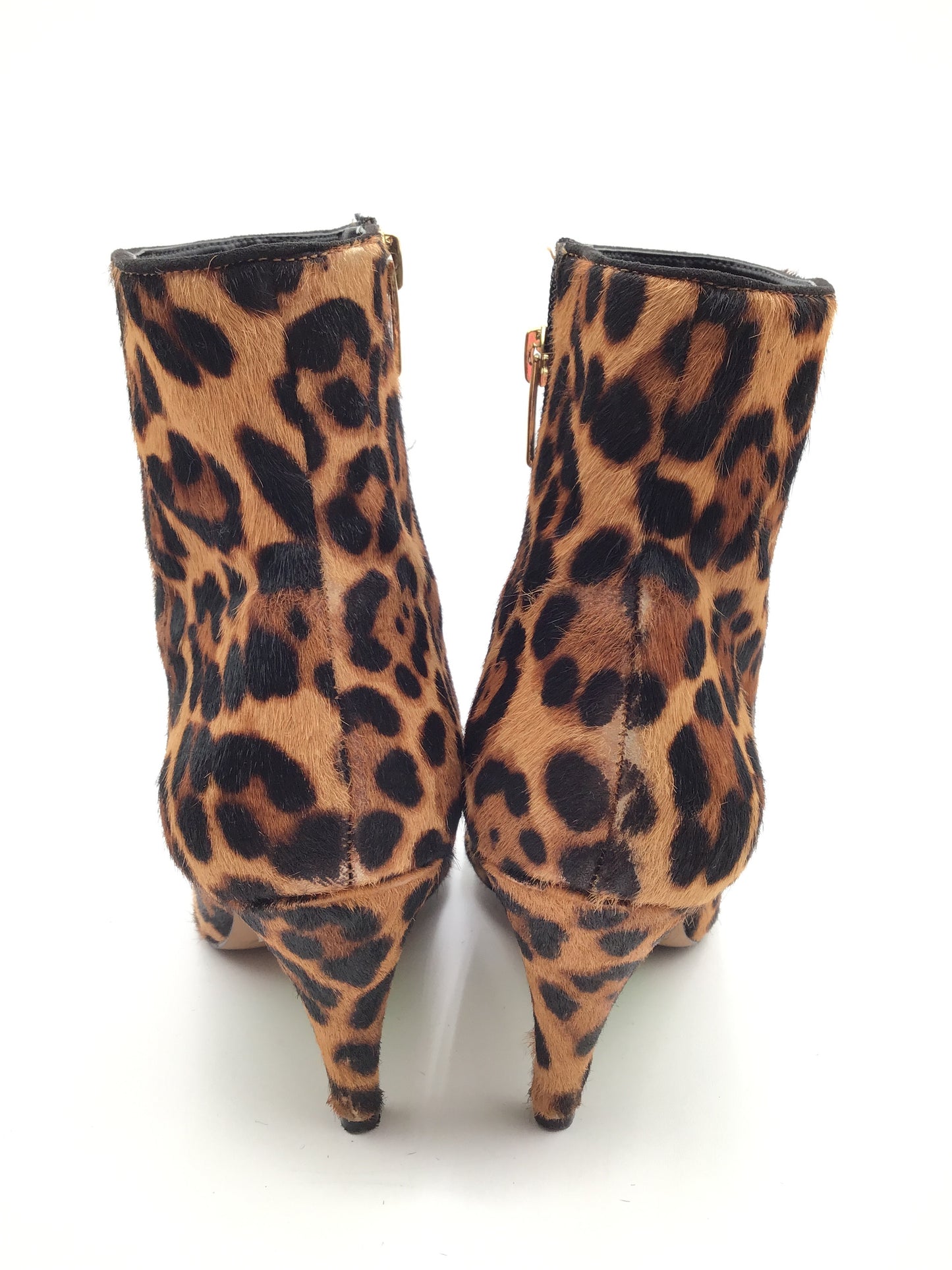 Boots Ankle Heels By Vince Camuto In Leopard Print, Size: 8.5