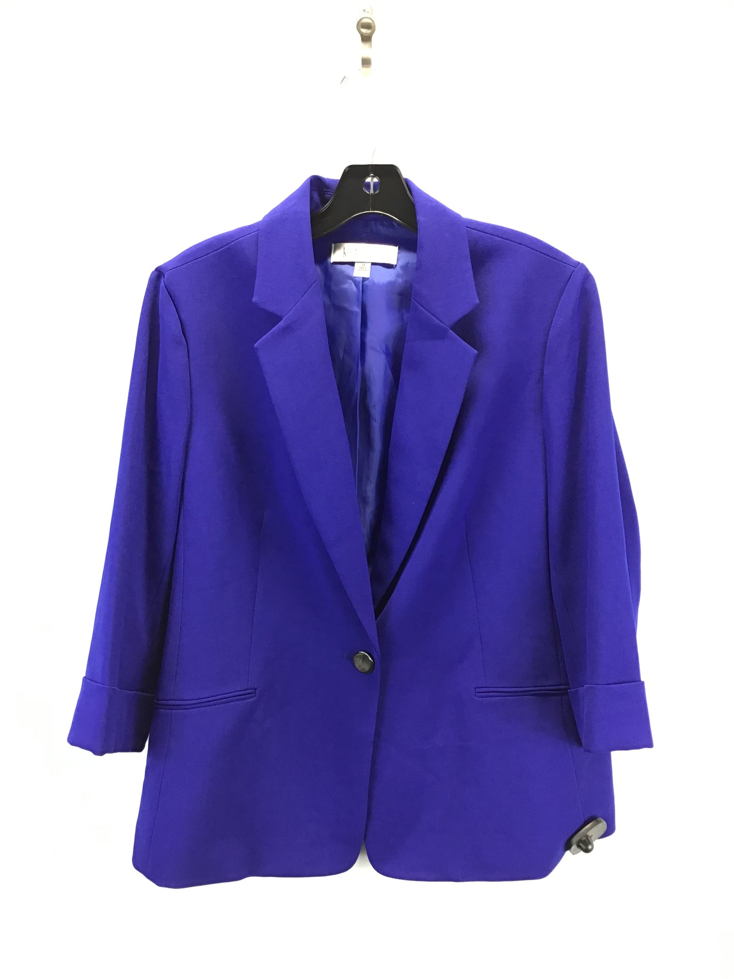 Pants Suit 2pc By Kasper In Blue, Size: Xl