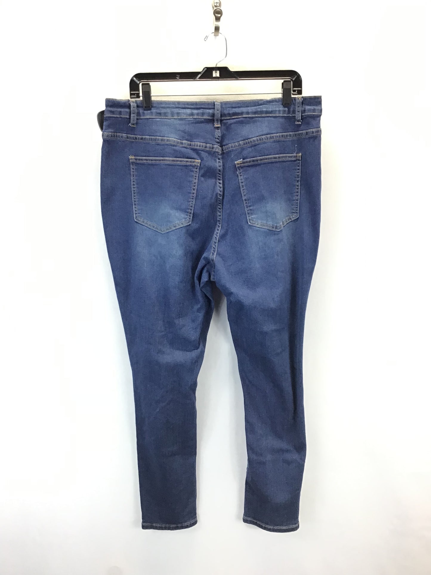 Jeans Skinny By Shein In Blue Denim, Size: 2x