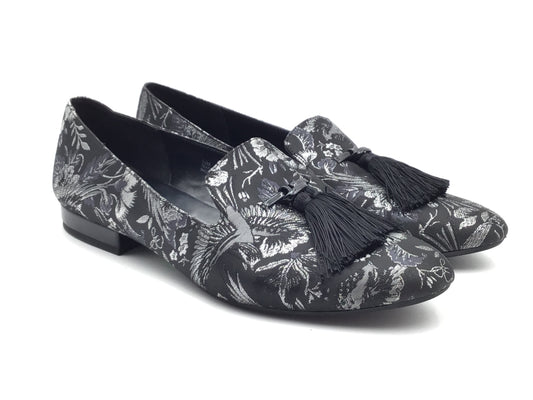 Shoes Flats By Aerosoles In Black & Silver, Size: 9.5