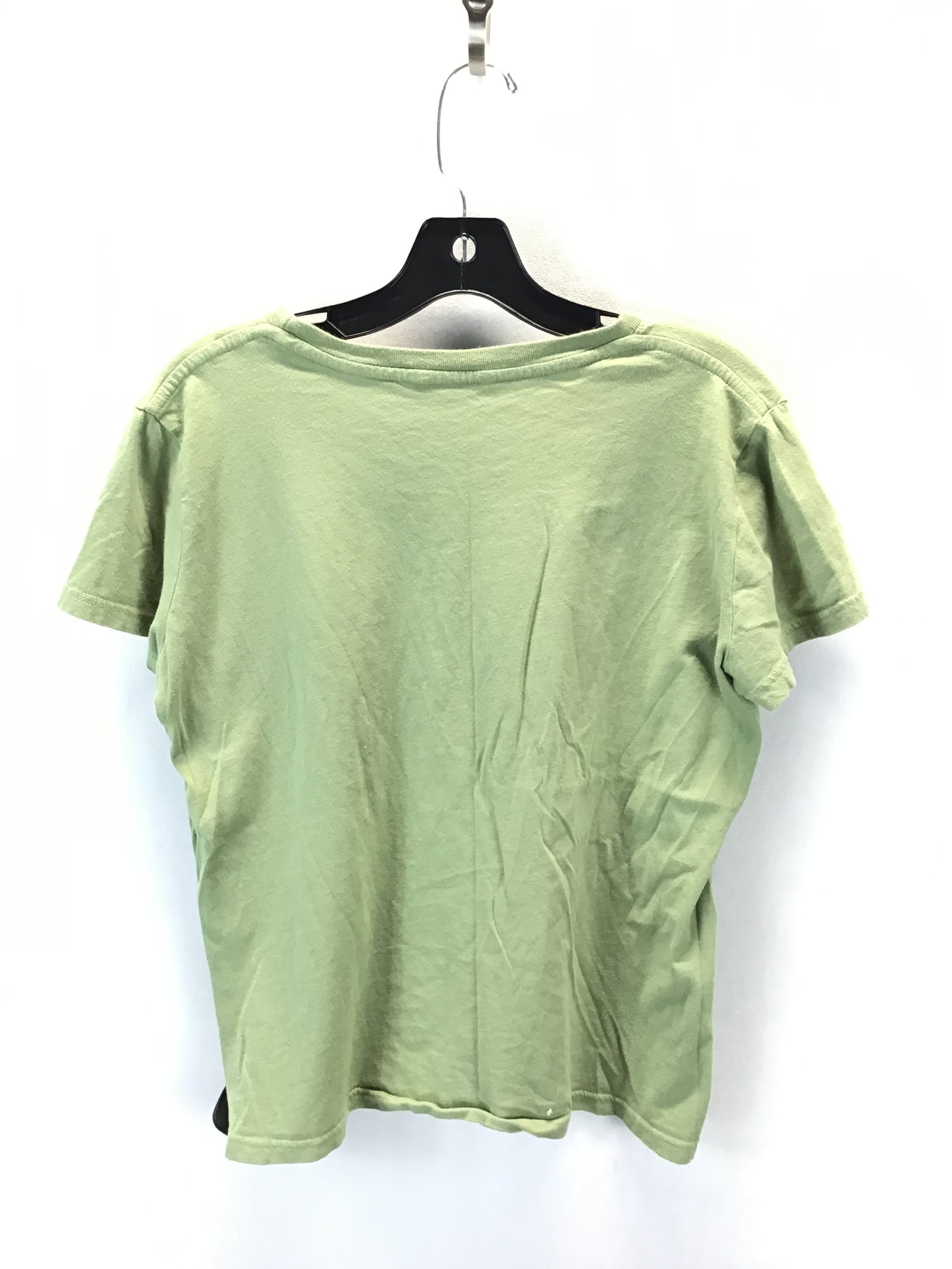 Top Short Sleeve Basic By Shein In Green, Size: M