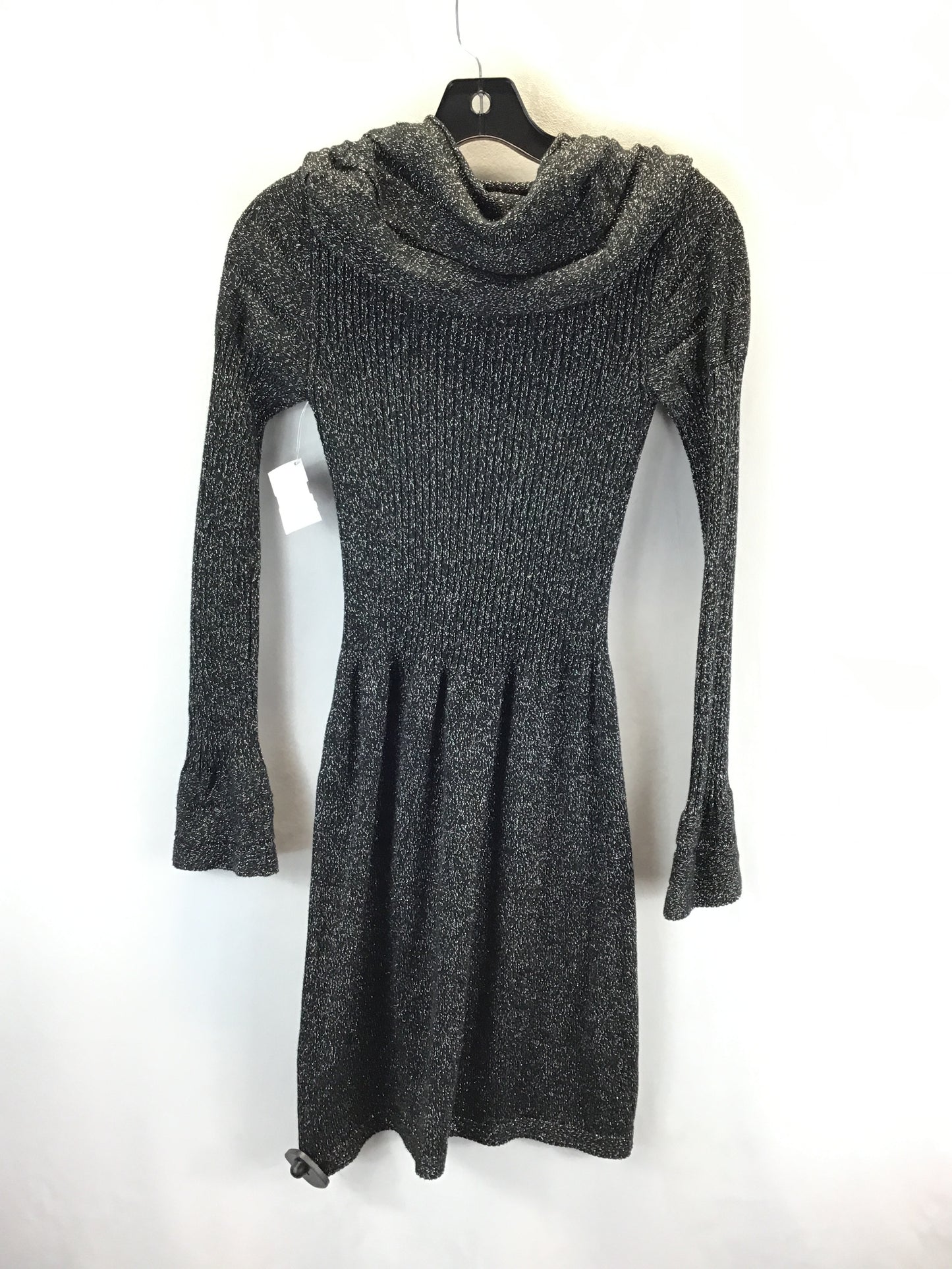 Sweater Dress By Max And Cleo In Black & Silver, Size: Xs