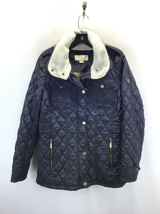 Jacket Designer By Michael Kors In Navy, Size: M