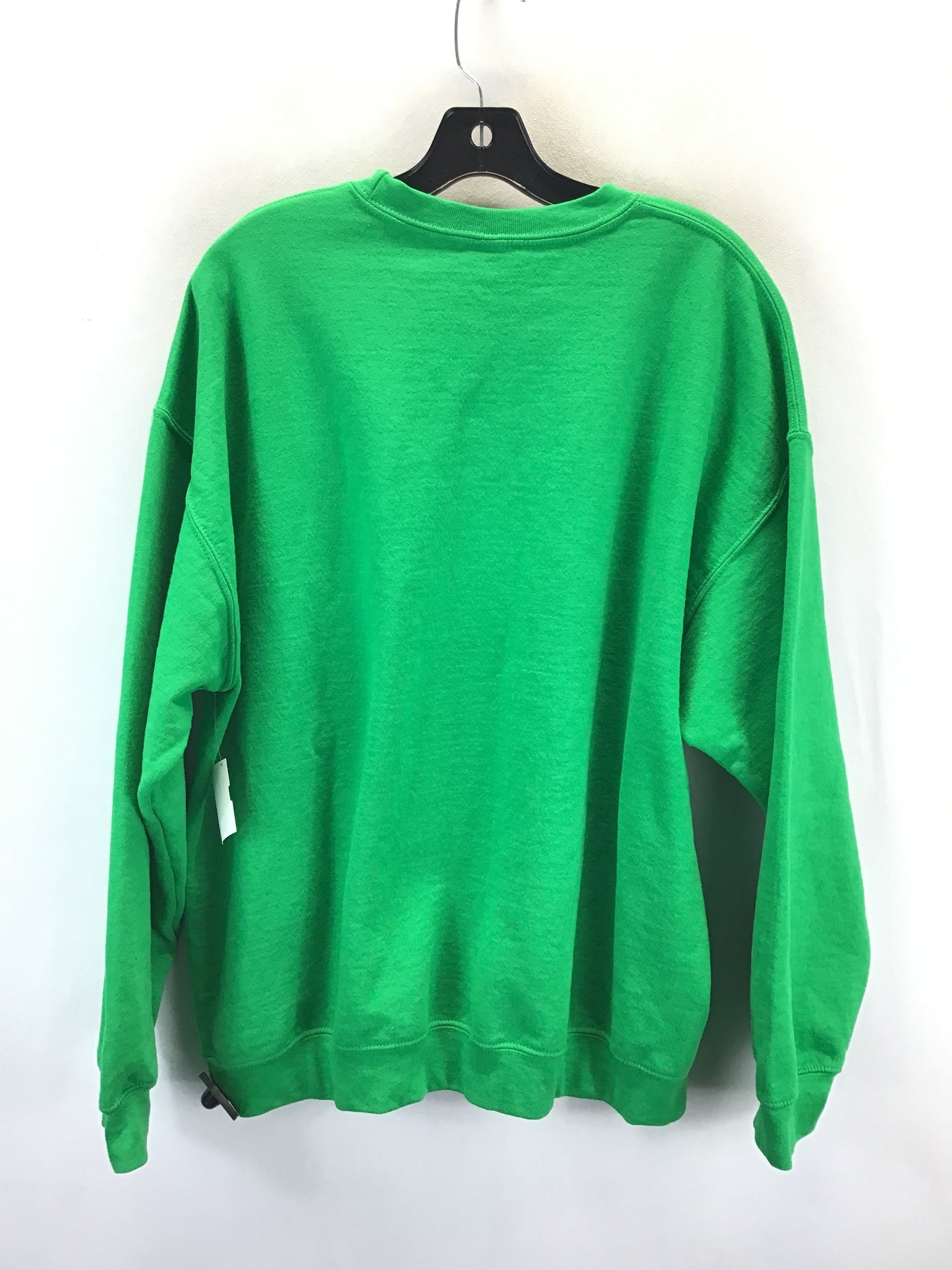 Sweatshirt Collar By Gildan In Green & Red, Size: Xl