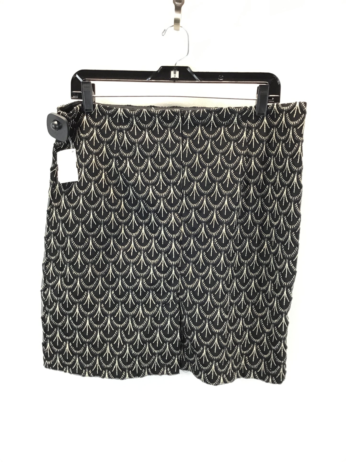 Skirt Midi By Clothes Mentor In Black & Gold, Size: L