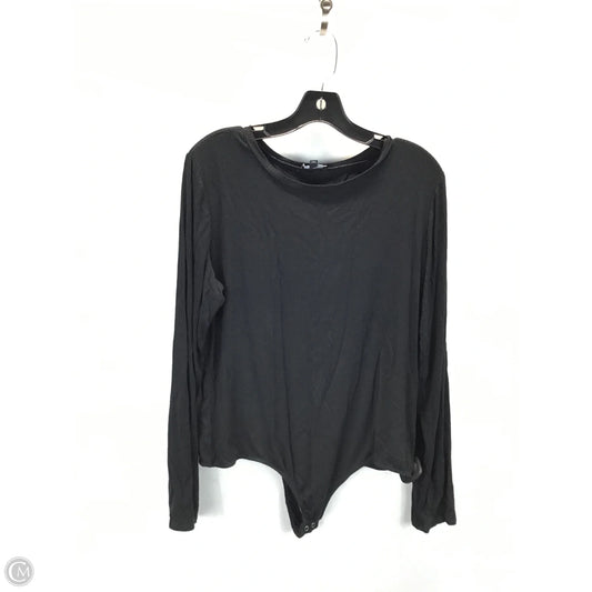 Bodysuit By Express In Black, Size: Xl
