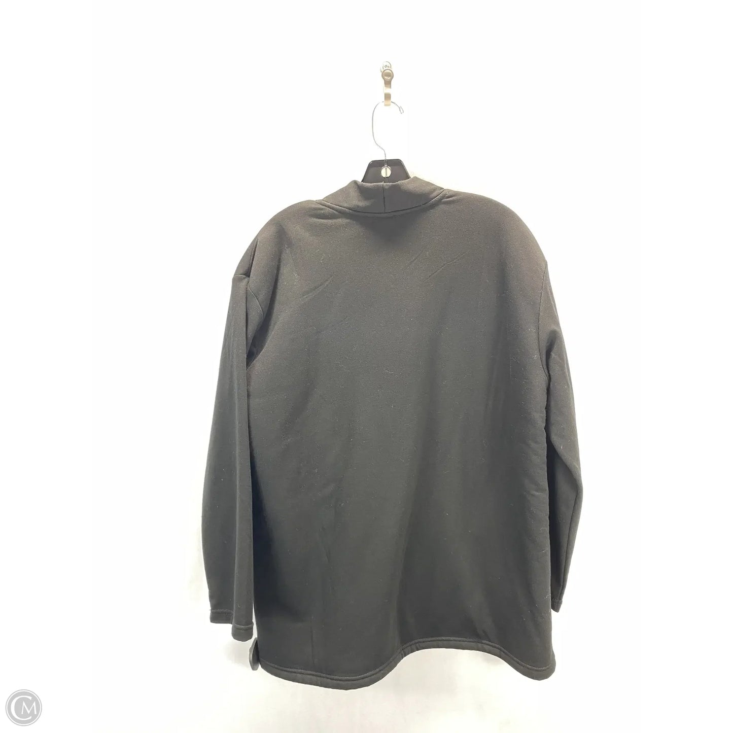 Cardigan By Clothes Mentor In Black & Cream, Size: Xl