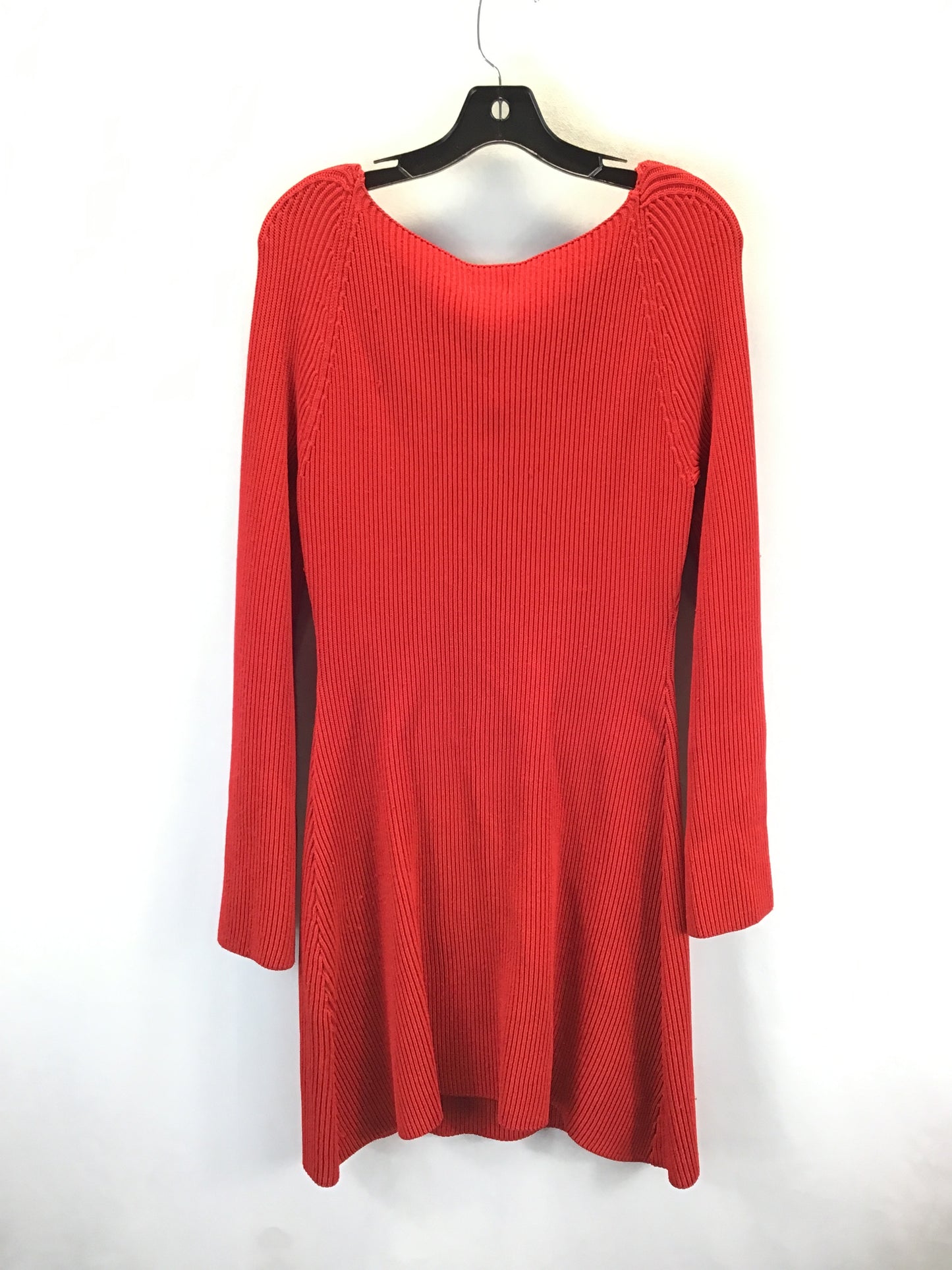 Dress Sweater By H&m In Red, Size: L