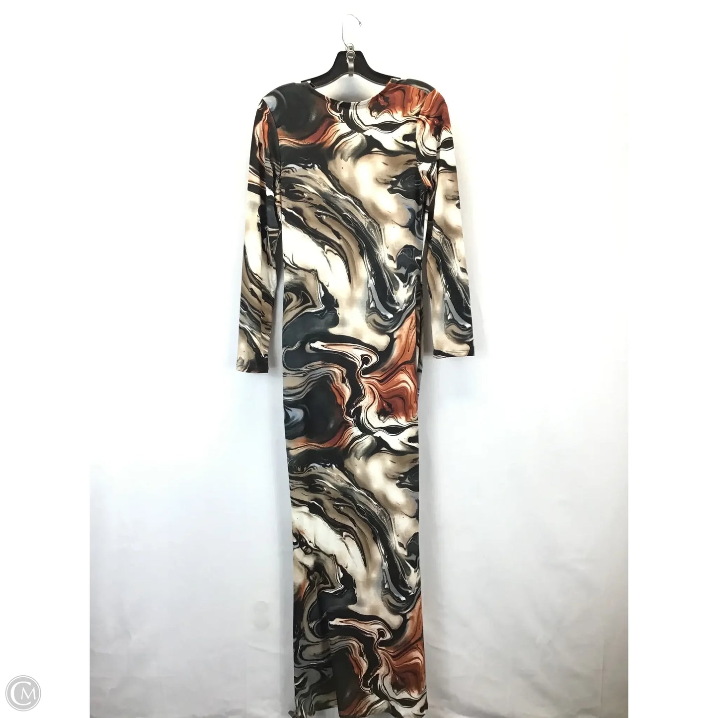 Dress Casual Maxi By Clothes Mentor In Multi-colored, Size: L