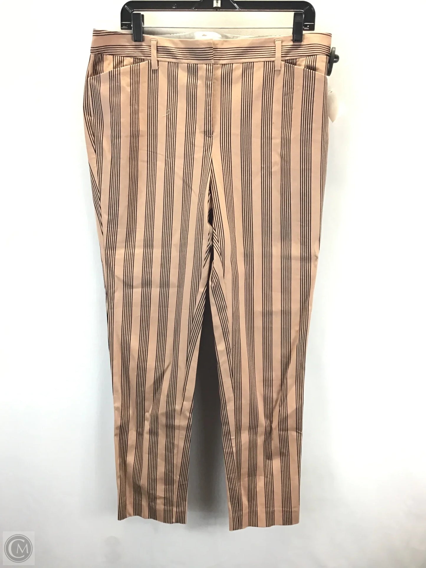 Pants Linen By Worthington In Black & Tan, Size: 10