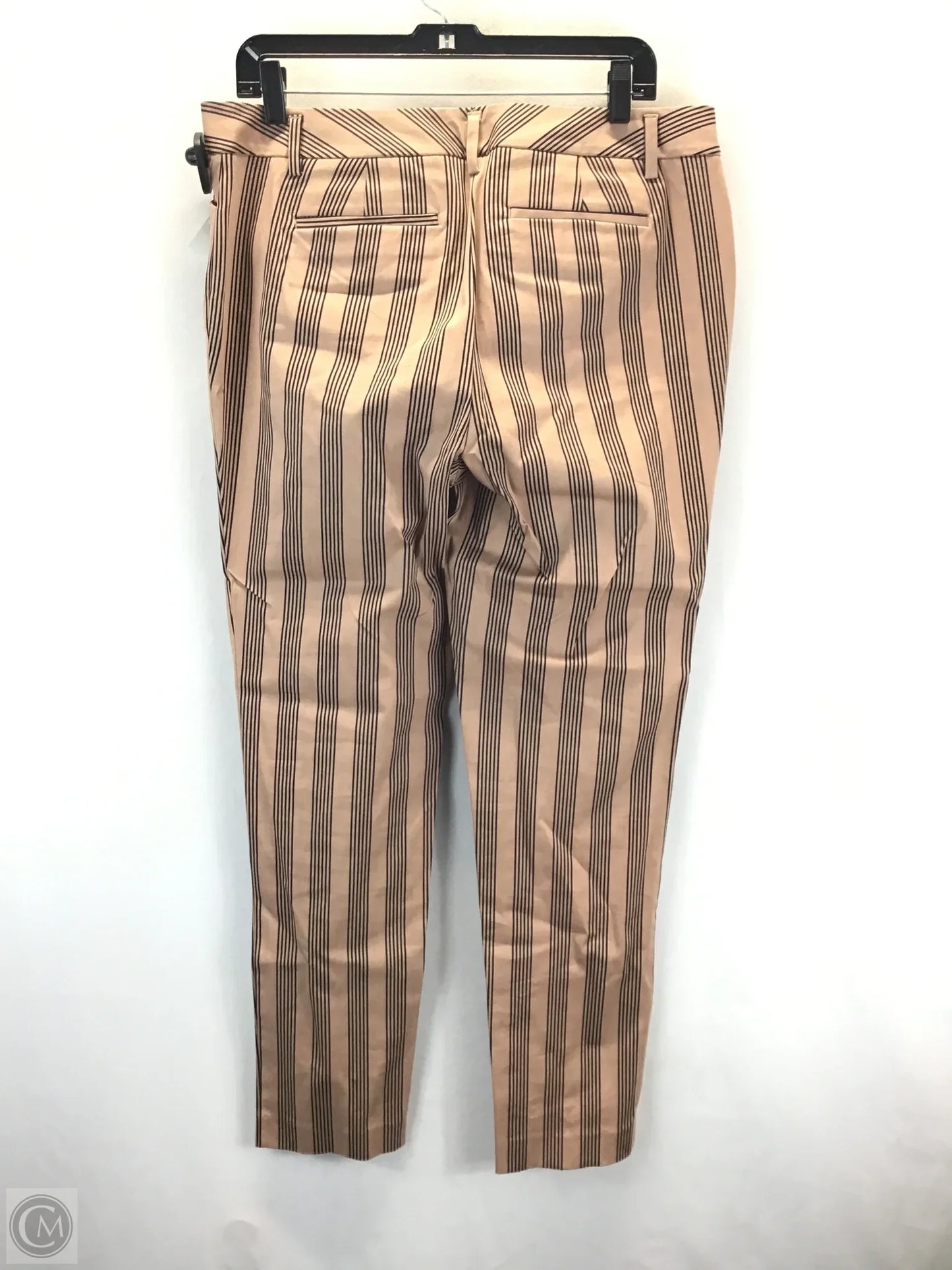 Pants Linen By Worthington In Black & Tan, Size: 10