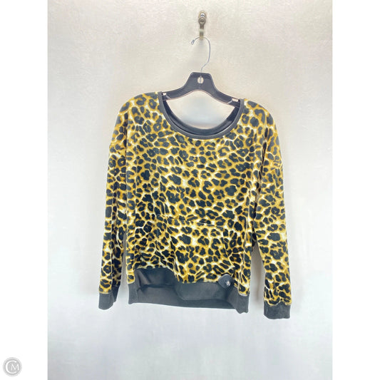 Sweatshirt Collar By New York And Co In Leopard Print, Size: S