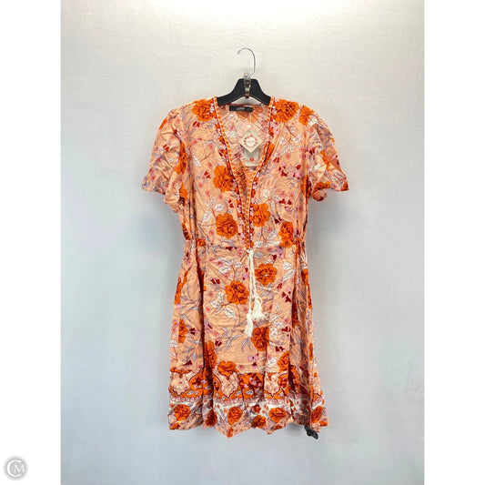 Dress Casual Short By Clothes Mentor In Floral Print, Size: L