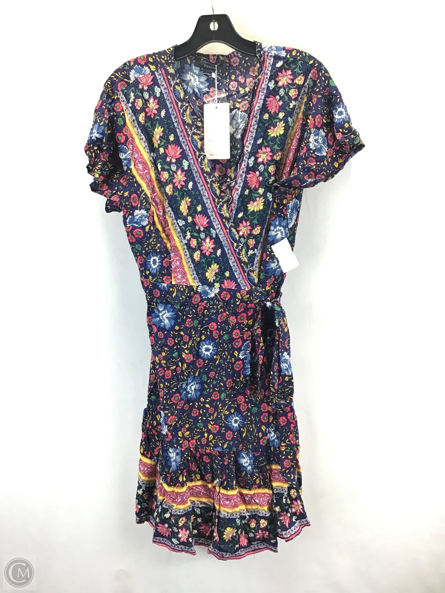 Dress Casual Short By Clothes Mentor In Floral Print, Size: Xl