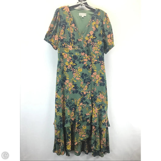 Dress Casual Maxi By Nanette By Nanette Lepore In Floral Print, Size: M