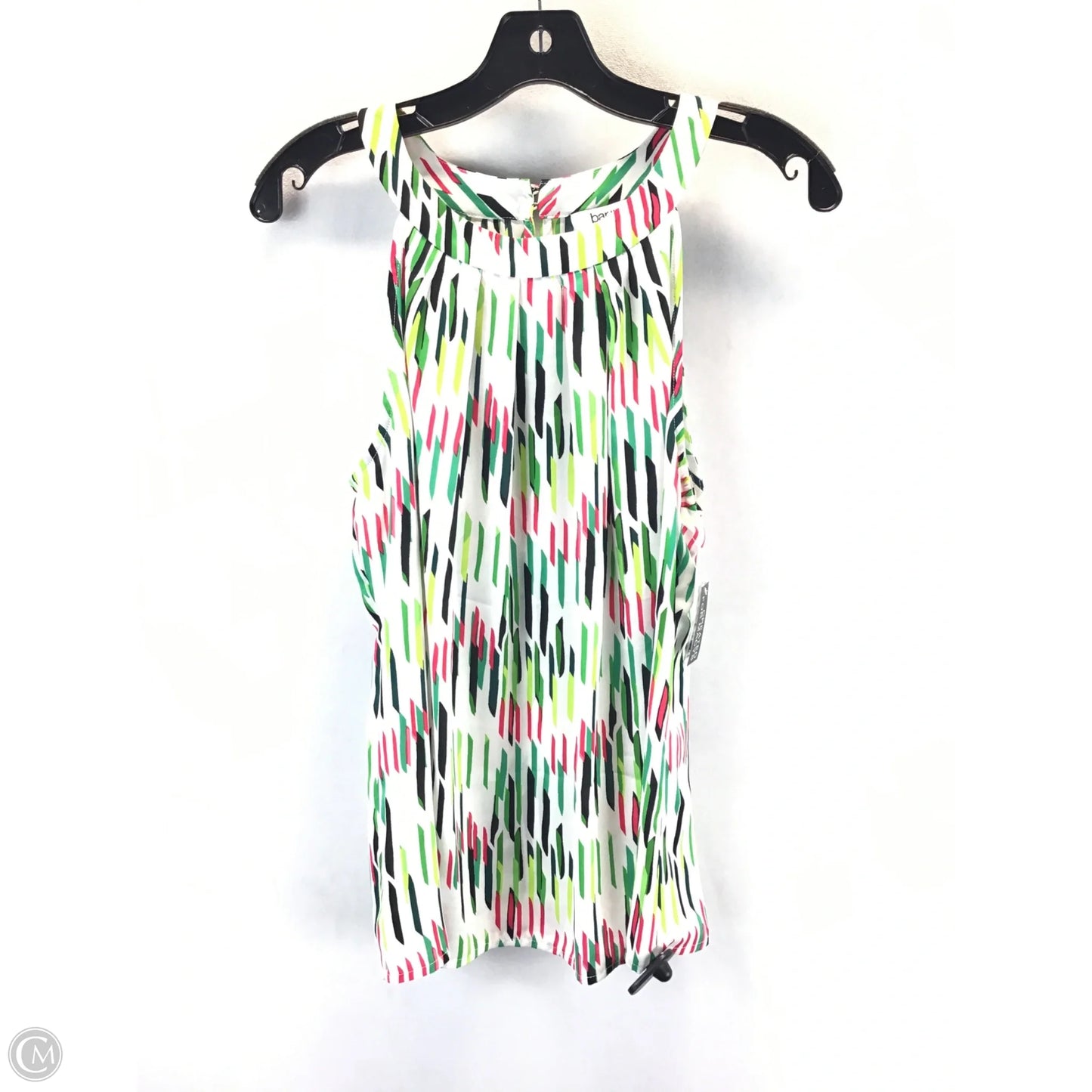 Top Sleeveless By Bar Iii In Green & Red, Size: L