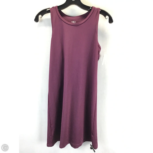 Athletic Tank Top By Atlantic In Maroon, Size: L