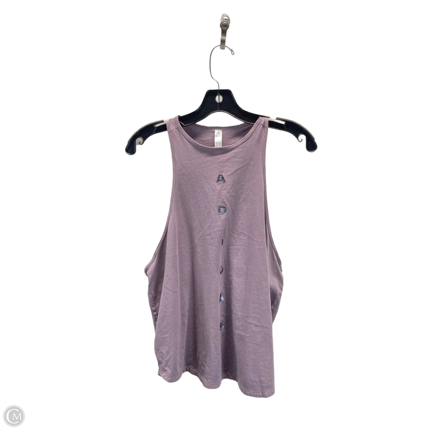 Athletic Tank Top By Adidas In Purple, Size: L
