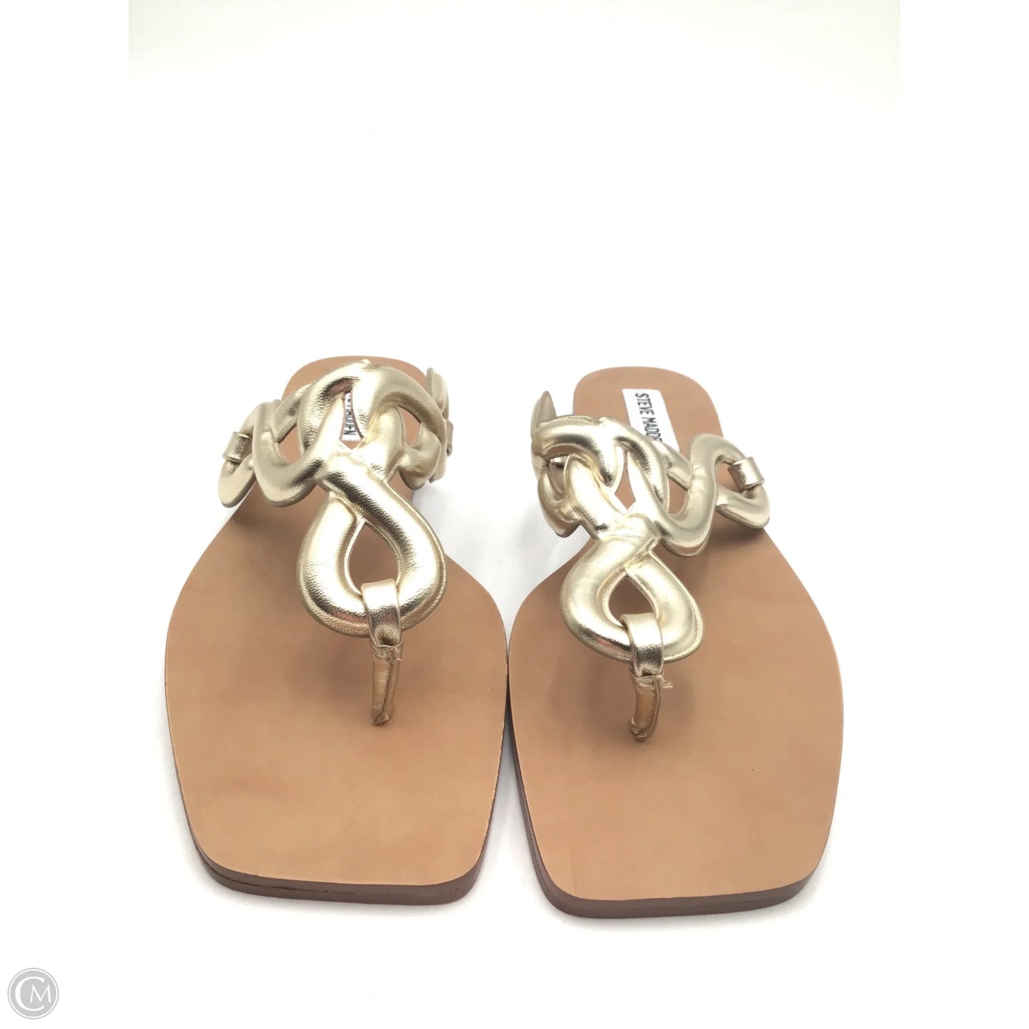 Sandals Flats By Steve Madden In Gold, Size: 9.5