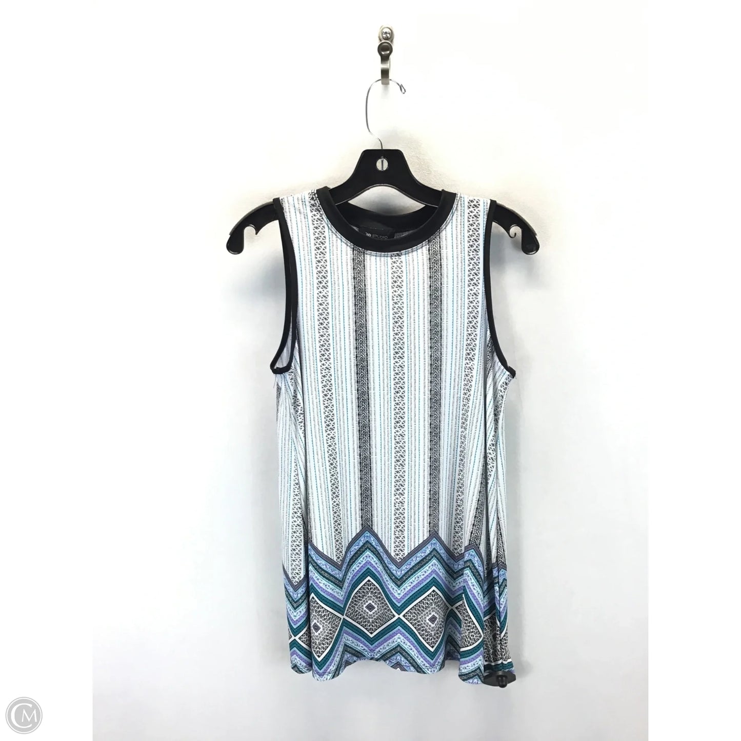 Top Sleeveless By Ab Studio In Multi-colored, Size: S