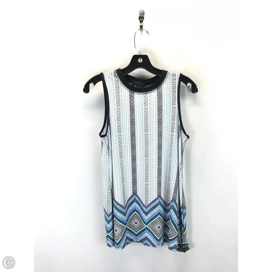 Top Sleeveless By Ab Studio In Multi-colored, Size: S