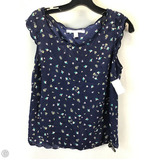 Top Sleeveless By Lc Lauren Conrad In Floral Print, Size: S