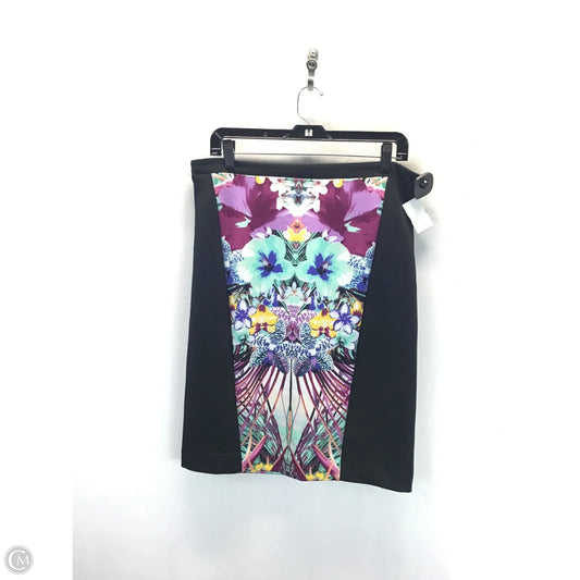 Skirt Midi By Nicole By Nicole Miller In Floral Print, Size: 12